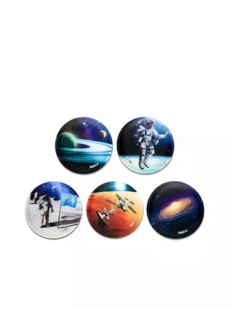 ERGOBAG | Nome del prodotto: Set di Klettie 5 pz. Mondo sottomarino luminoso | bunt